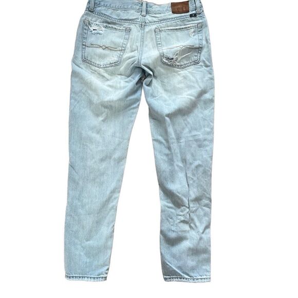 Lucky Brand Sienna Cigarette Light Wash Ripped Distressed Denim Jeans | Size 2 - Picture 2 of 8